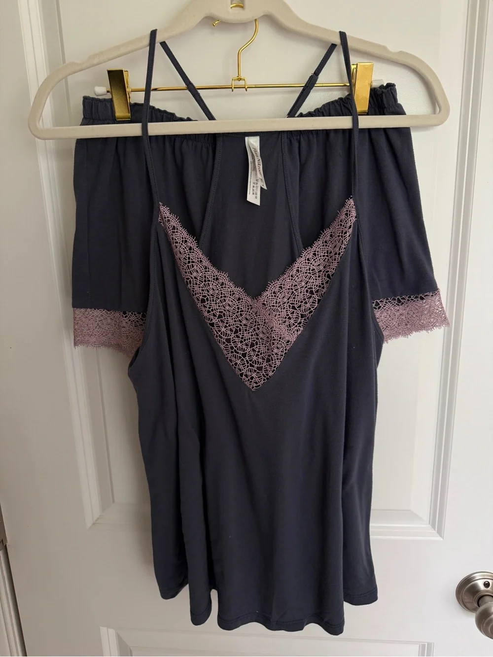 Bundle of Flora Nikrooz Pajama Sets Lace Inset with Matching Lace Detail Shorts